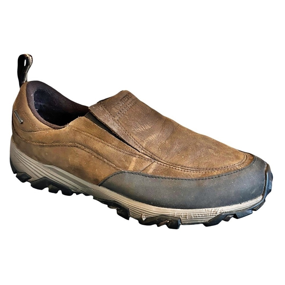 Merrell Coldpack Ice + Moc Waterproof Shoes Mens 13 WIDE Vibram Sole Artic Grip